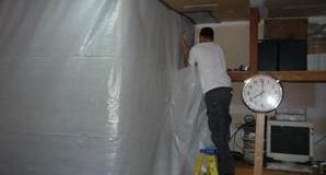 Water Damage Thompson Sealing In Mold With A Vapor Barrier