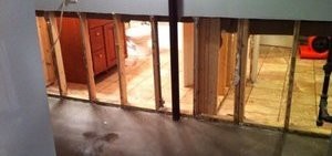 Downstairs Renovation After A Pipe Burst Flood