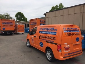 Water Damage Missouri City Fleet Outside Headquarters