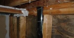 Mold and Water Damage To Piping Inside Walls